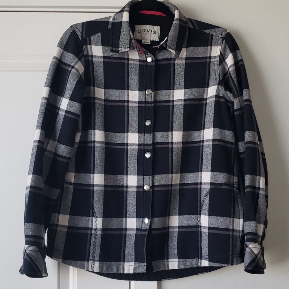 Orvis Women's Plaid Fleece Button-down Shacket